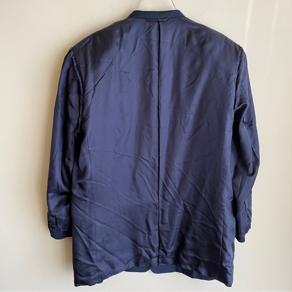 Hickey-Freeman Bespoke Blazer in Navy Size 46R Ing Loro Piana - Picture 12 of 12